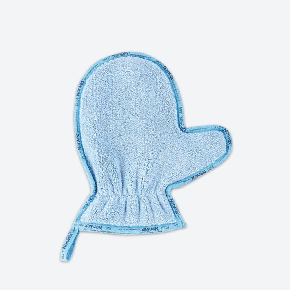 Norwex Dusting Mitt Blue NWOT